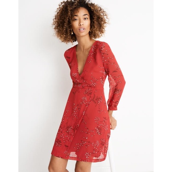 Madewell Dresses & Skirts - Madewell • wrap front floral mini dress